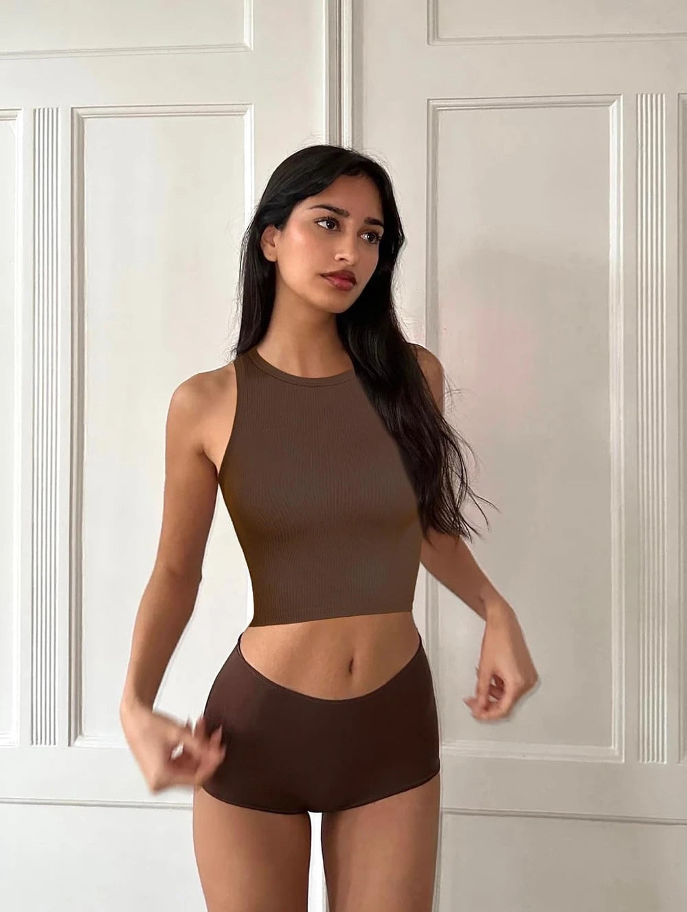 Seamless Ribbed Tank Top