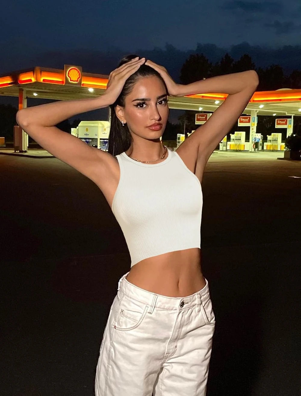 Seamless Ribbed Tank Top