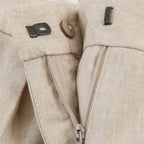 Linen Short Sleeve Office Suit
