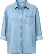 Lightweight Denim Shirt Jacket