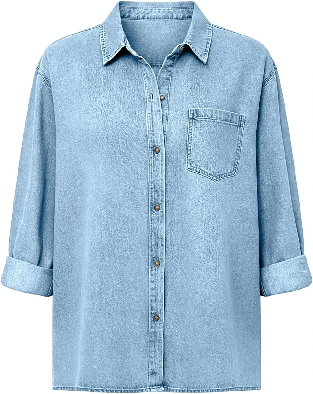 Lightweight Denim Shirt Jacket