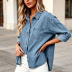 Lightweight Denim Shirt Jacket