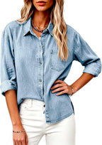 Lightweight Denim Shirt Jacket