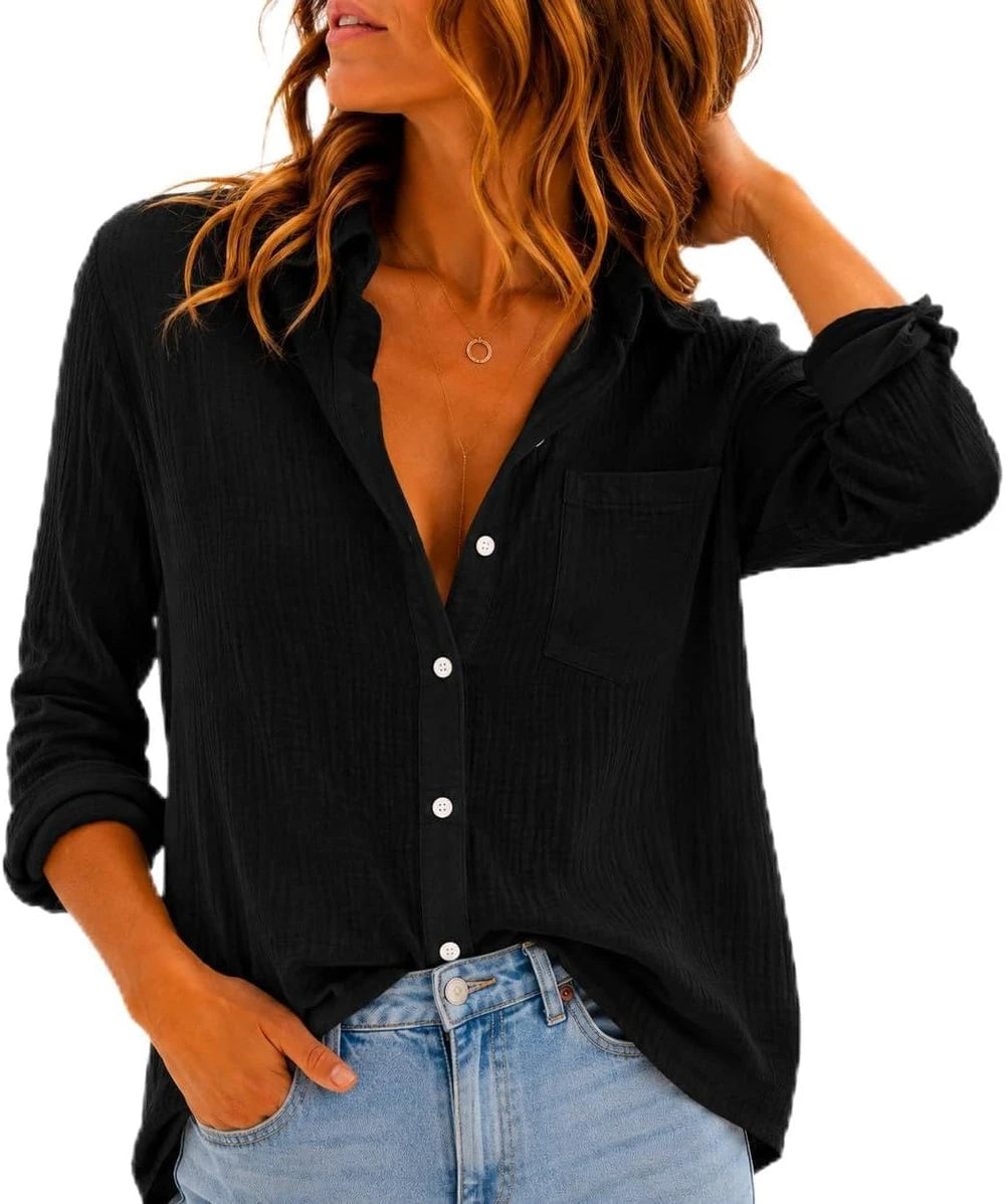 Cotton Linen Beach Cover Up