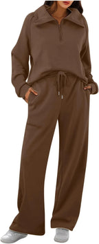 Two Piece Fleece Sweatsuit Set