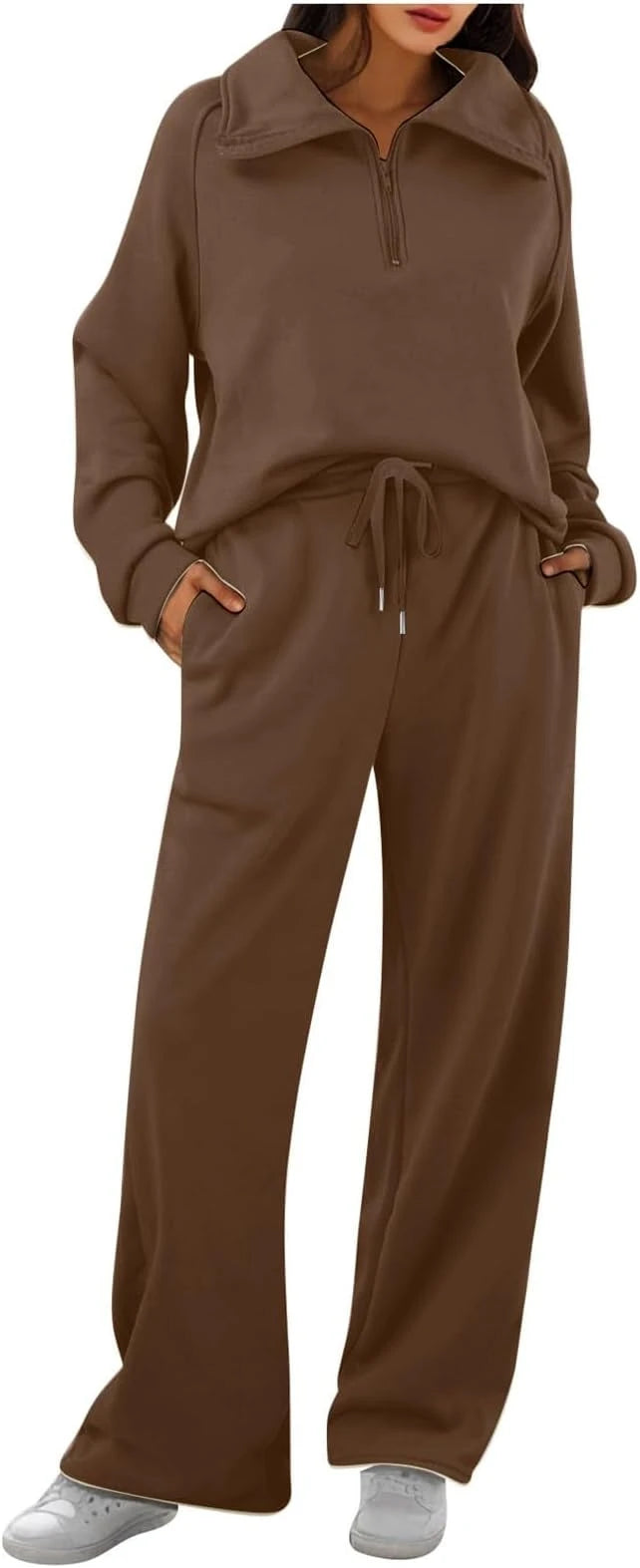 Two Piece Fleece Sweatsuit Set