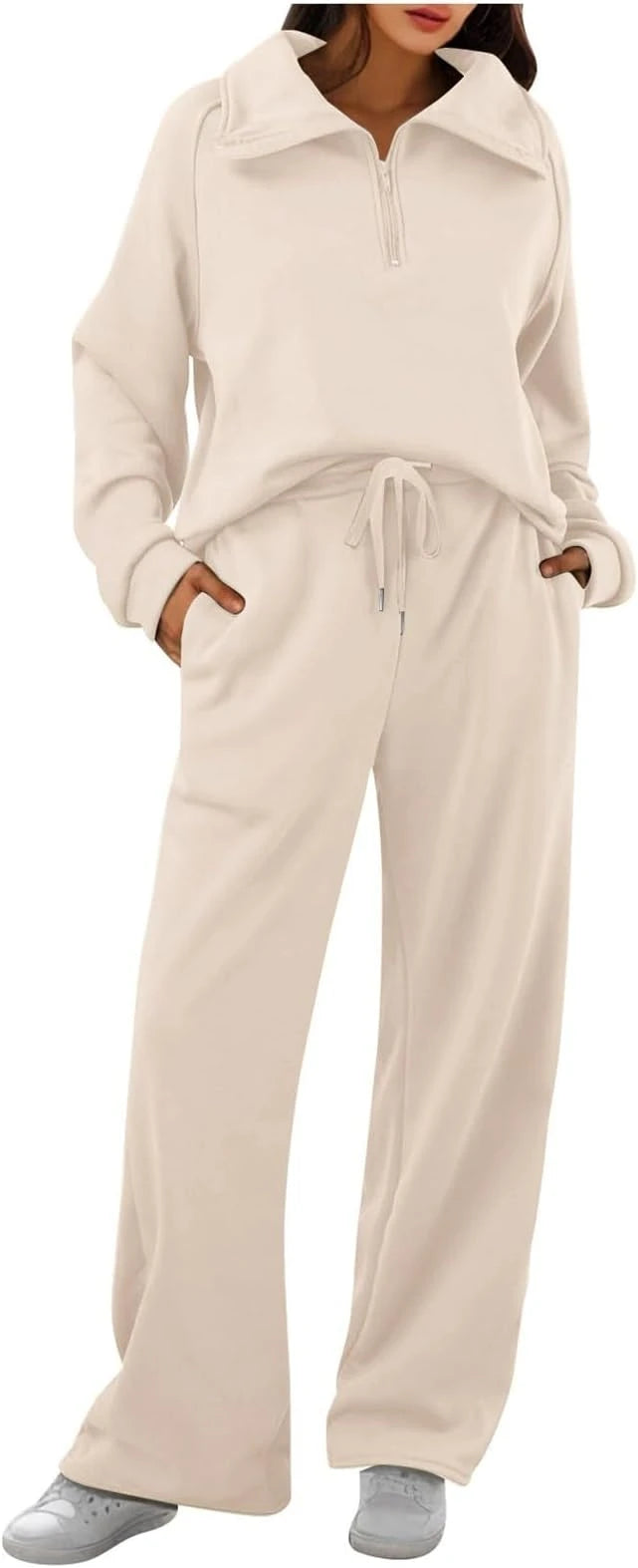 Two Piece Fleece Sweatsuit Set