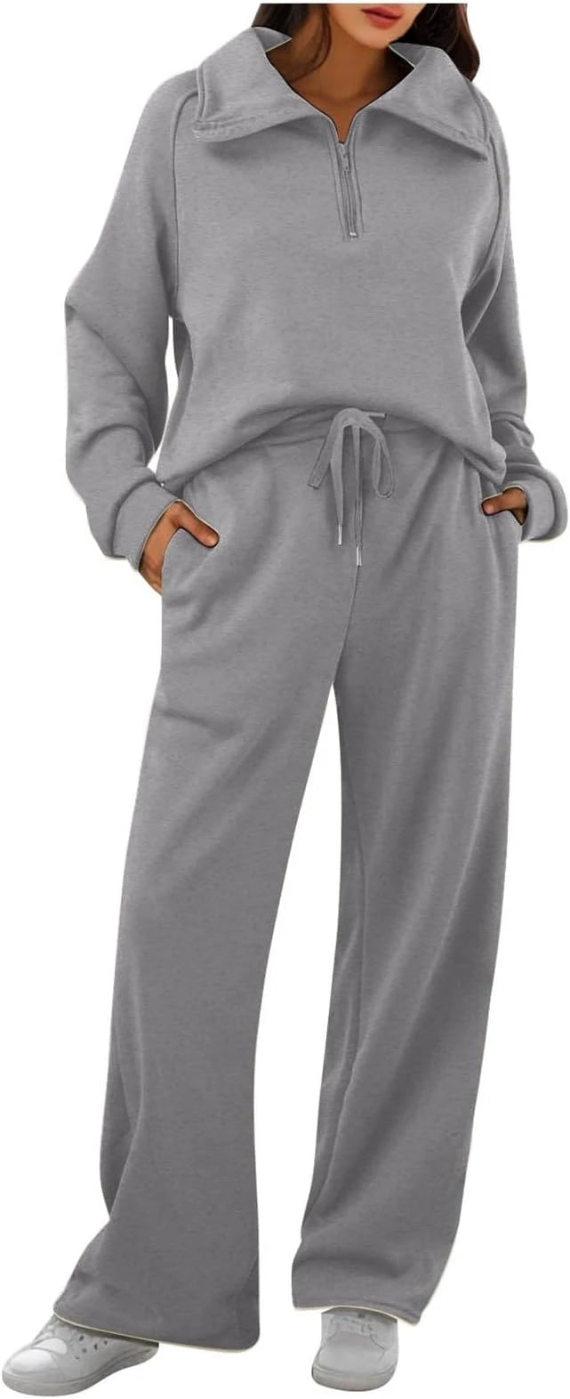 Two Piece Fleece Sweatsuit Set